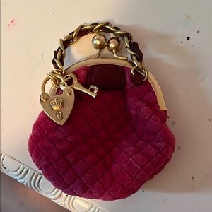 Juicy Couture Pink and Gold Mini Bag with Elegant Design